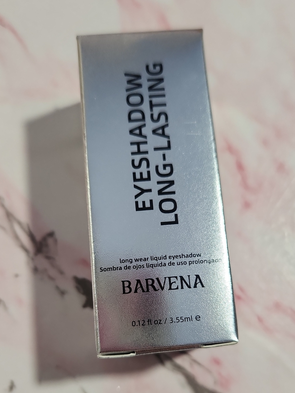 Barvena Silver Eyeshadow Long-Lasting